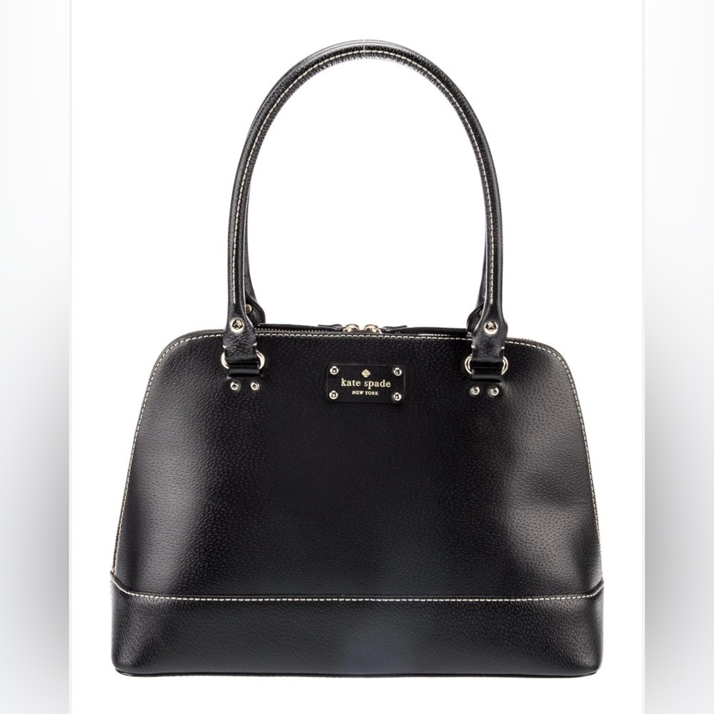 Kate Spade Authentic NY Wellesley Black Leather Shoulder Bag excellent condition
